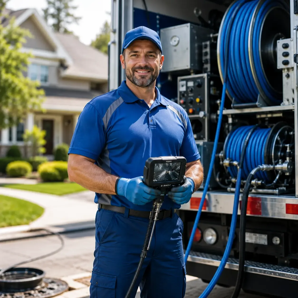 Local outdoor drain cleaning specialists in Leland, IL